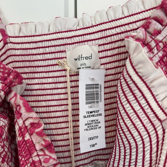 New With Tags Wilfred Tempest Sleeveless Dress. Size XXS - Picture 3 of 6